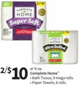 Walgreens Complete Home offer