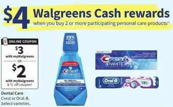 Walgreens Dental Care offer