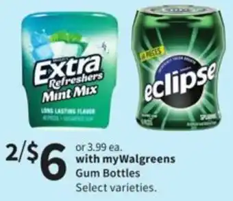 Walgreens Gum Bottles offer