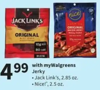 Walgreens Jerky offer