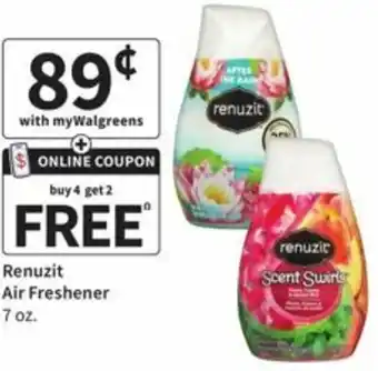 Walgreens Renuzit Air Freshener 7 oz offer