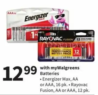 Walgreens Batteries offer