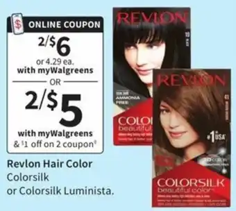 Walgreens Revlon Hair Color offer
