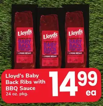ACME Lloyd's Baby Back Ribs with BBQ Sauce offer