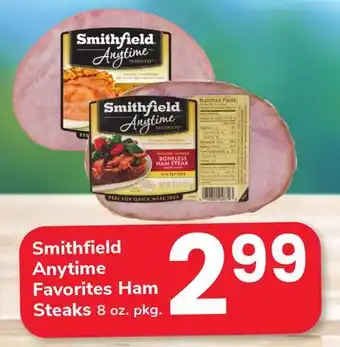 ACME Smithfield Anytime Favorites Ham Steaks offer