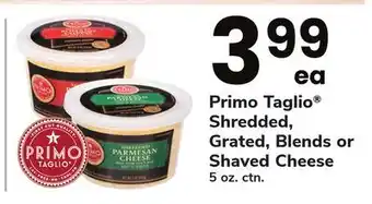 ACME Primo Taglio Shredded, Grated, Blends or Shaved Cheese offer