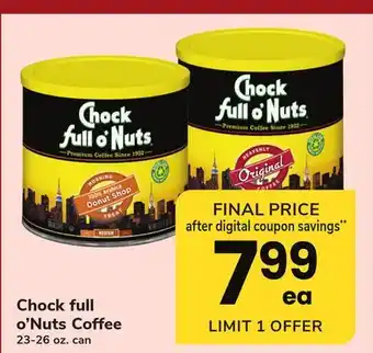 ACME Chock full o'Nuts Coffee offer