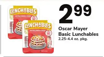 ACME Oscar Mayer Basic Lunchables offer