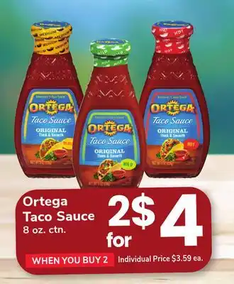 ACME Ortega Taco Sauce offer