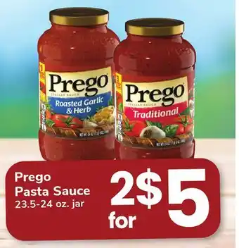 ACME Prego Pasta Sauce offer