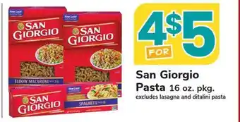 ACME San Giorgio Pasta offer
