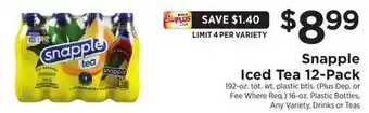 ShopRite Iced Tea 12-Pack offer