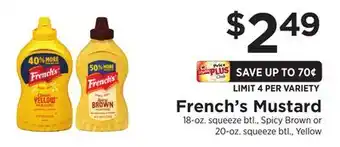 ShopRite Mustard offer