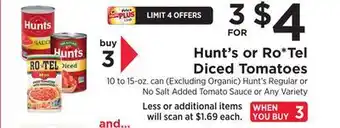 ShopRite Diced Tomatoes offer