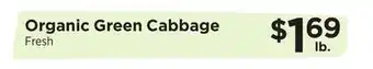 ShopRite Organic Green Cabbage offer