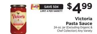 ShopRite Pasta Sauce offer