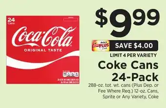 ShopRite Cans 24-pack offer