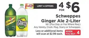 ShopRite Ginger Ale 2-Liter offer
