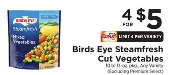 ShopRite Steamfresh Cut Vegetables offer
