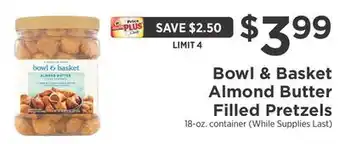 ShopRite Almond Butter Filled Pretzels offer