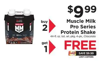 ShopRite Pro Series Protein Shake offer