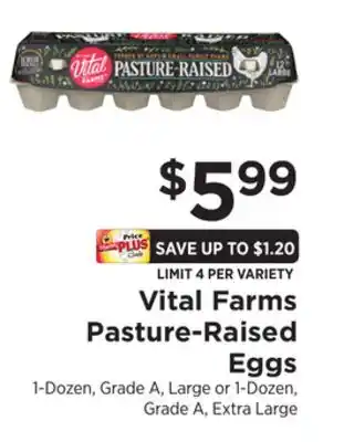 ShopRite Pasture-Raised Eggs offer