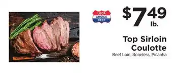 ShopRite Top Sirloin Coulotte offer