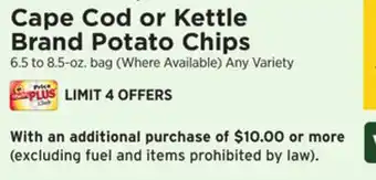 ShopRite Cape Cod or Kettle Brand Potato Chips offer