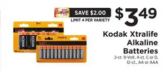 ShopRite Xtralife Alkaline Batteries offer