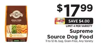 ShopRite Dog Food offer