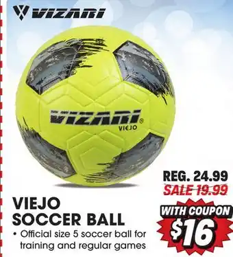 Big 5 Vizari Viejo Soccer Ball offer