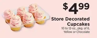 ShopRite Store Decorated Cupcakes offer