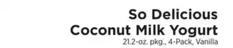 ShopRite Coconut Milk Yogurt offer