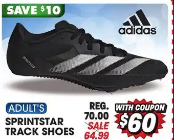 Big 5 adidas Sprintstar Unisex Track Shoes offer