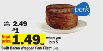 Meijer Swift Bacon Wrapped Pork Filet offer