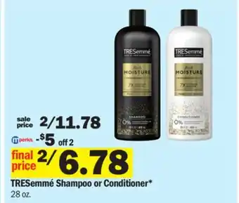 Meijer TRESemmé Shampoo or Conditioner offer