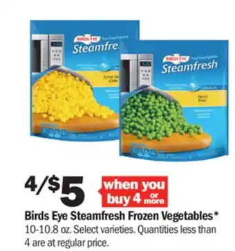Meijer Birds Eye Steamfresh Frozen Vegetables offer