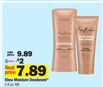 Meijer Shea Moisture Deodorant offer