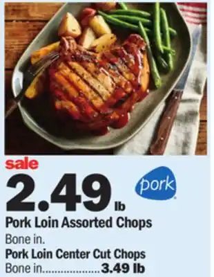 Meijer Pork Loin Assorted Chops offer