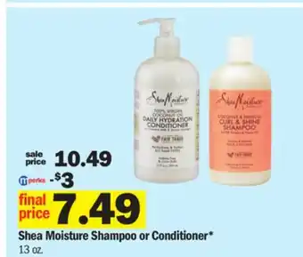 Meijer Shea Moisture Shampoo or Conditioner offer