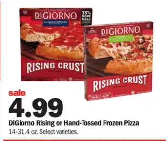 Meijer DiGiorno Rising or Hand-Tossed Frozen Pizza offer