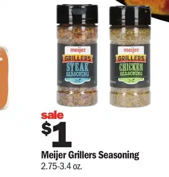 Meijer Meijer Grillers Seasoning offer