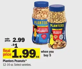 Meijer Planters Peanuts offer