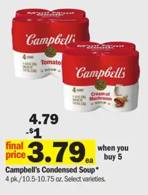 Meijer Campbell's Condensed Soup offer