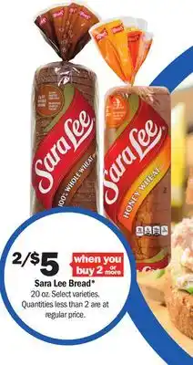 Meijer Sara Lee Bread offer