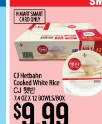 Hmart CJ Hetbahn Cooked White Rice offer