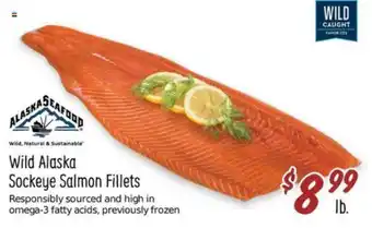 Sprouts Farmers Market Wild Alaska Sockeye Salmon Fillets offer