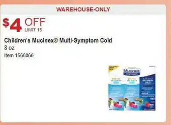 Children's Mucinex® Multi-Symptom Cold