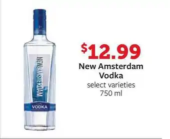 Fareway New Amsterdam Vodka 750 Ml offer