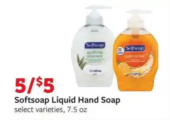 Fareway Softsoap Liquid Hand Soap 7.5 Oz offer
